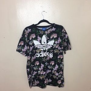 Floral Adidas Top